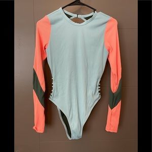Reef Aqua and Coral One Piece Swimsuit